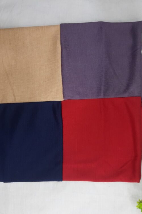 4-in-1 Hijab Cap – Green, Light Purple