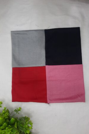 4-in-1 Hijab Cap – Grey, Pink