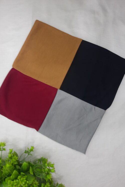 4-in-1 Hijab Cap – Sand Golden, Grey