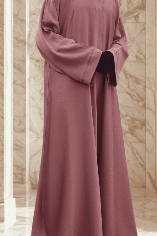 Leila Open Abaya – Elegant Modesty with Modern Grace