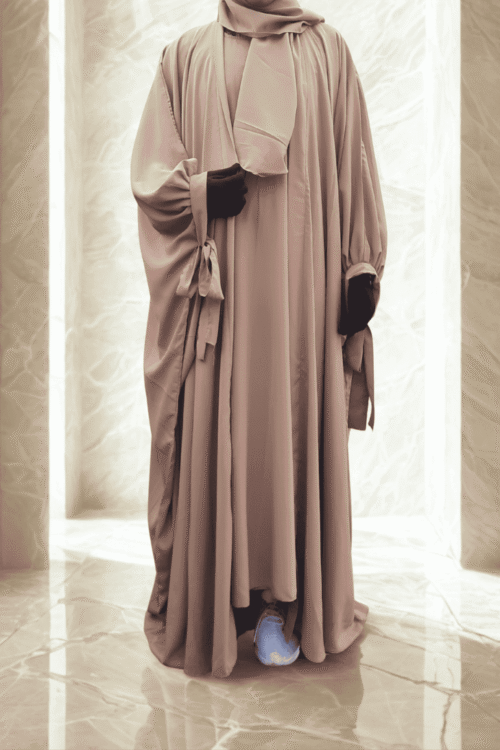 Amara Premium Abaya With Staller – Timeless Elegance in Modesty